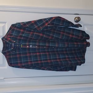 Polo Ralph Lauren button down XLTall. Nwt  black red green flannel